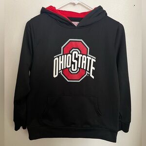SCARLET & GRAY Classic Athleisure Big Logo Casual‎ Hoodie Red Black White Kids L